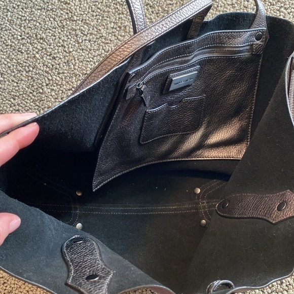 Annabel Ingall Gray Shoulder/Tote Bag in GUC - Picture 8 of 14